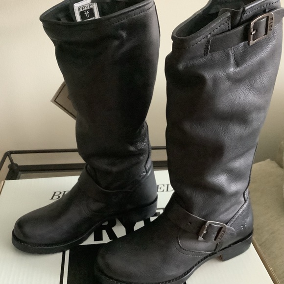 Frye Slouch Leather Boot - Picture 4 of 4